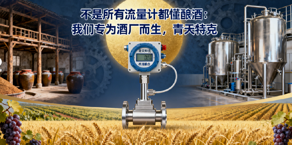 酒厂流量计：不是所有流量计都懂酿酒，我们专为酒厂而生