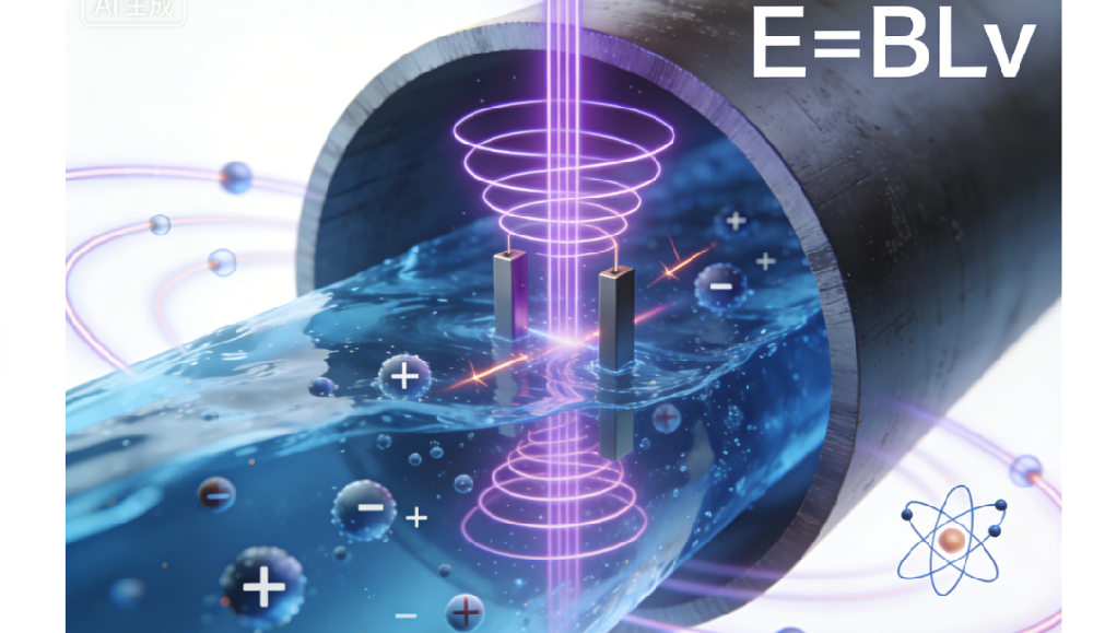 从法拉第定律到水管计量：电磁流量计如何读懂水流密码？