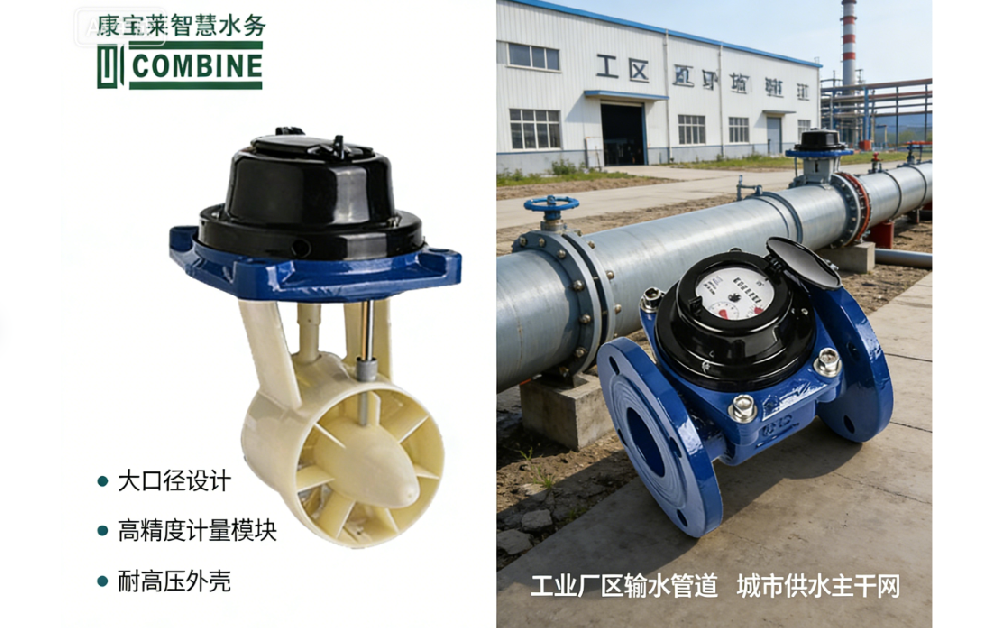 螺翼式水表技术特性与大流量场景应用指南
